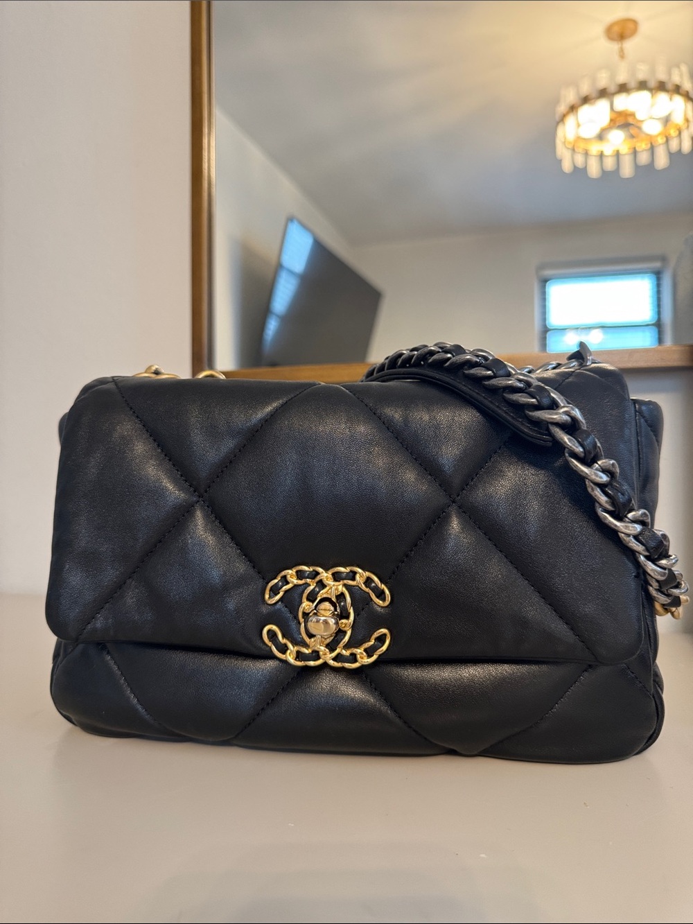 CHANEL 19 flap bag